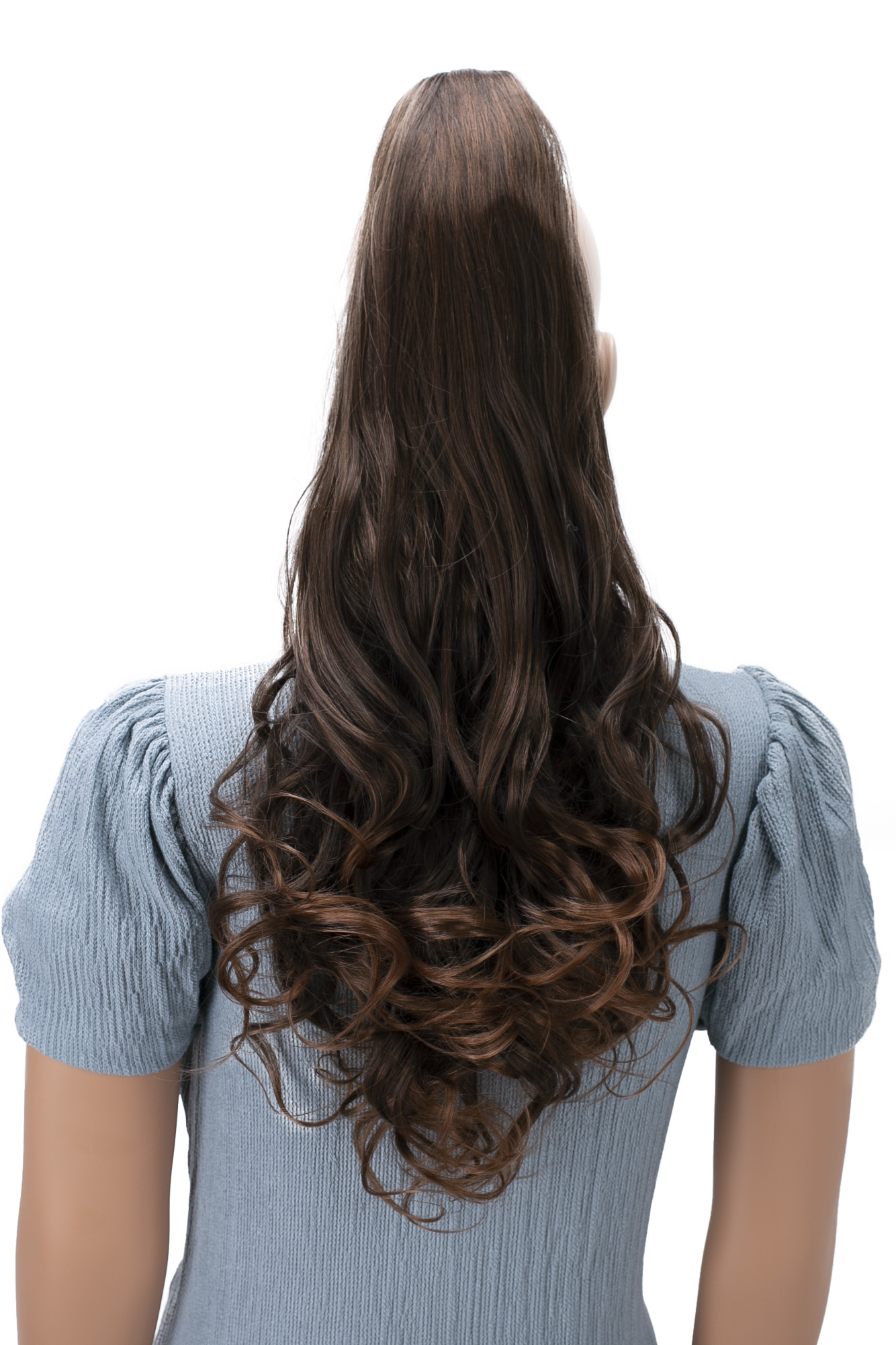 Haarzopf Violet mit Butterflyklammer H509