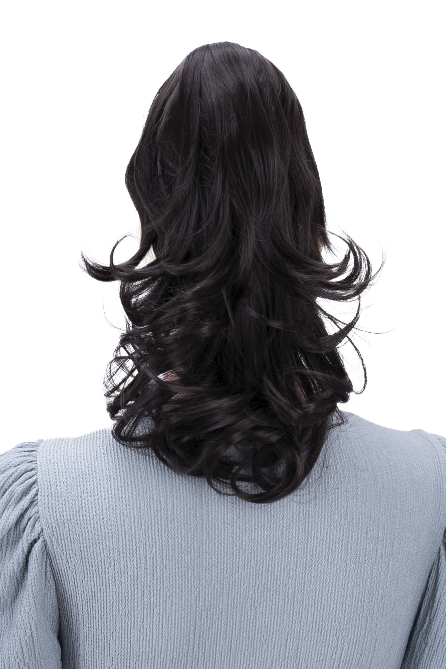 Haarzopf Helena mit Butterflyklammer H62