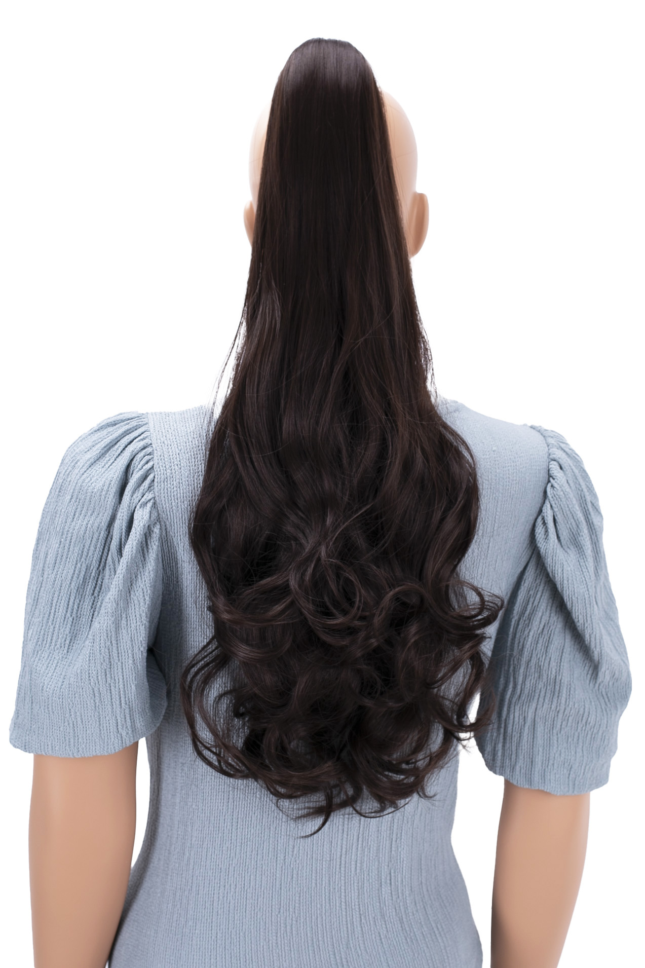 Haarzopf Violet mit Butterflyklammer H50