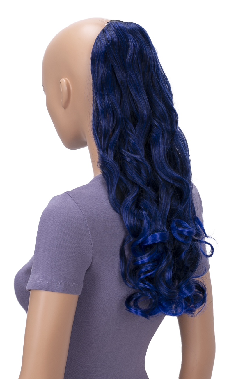 Ponytail Elena with 2 bands HCB2-1