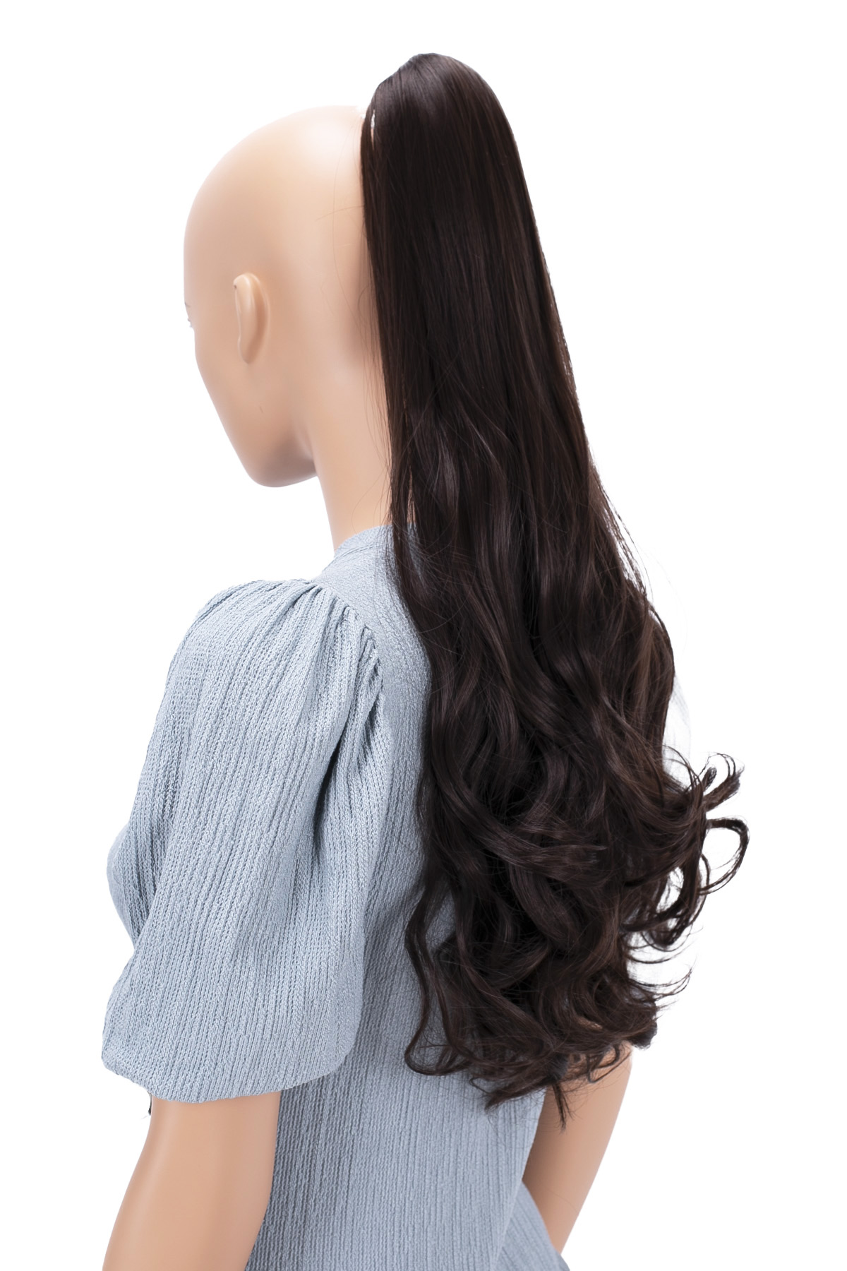 Haarzopf Violet mit Butterflyklammer H50