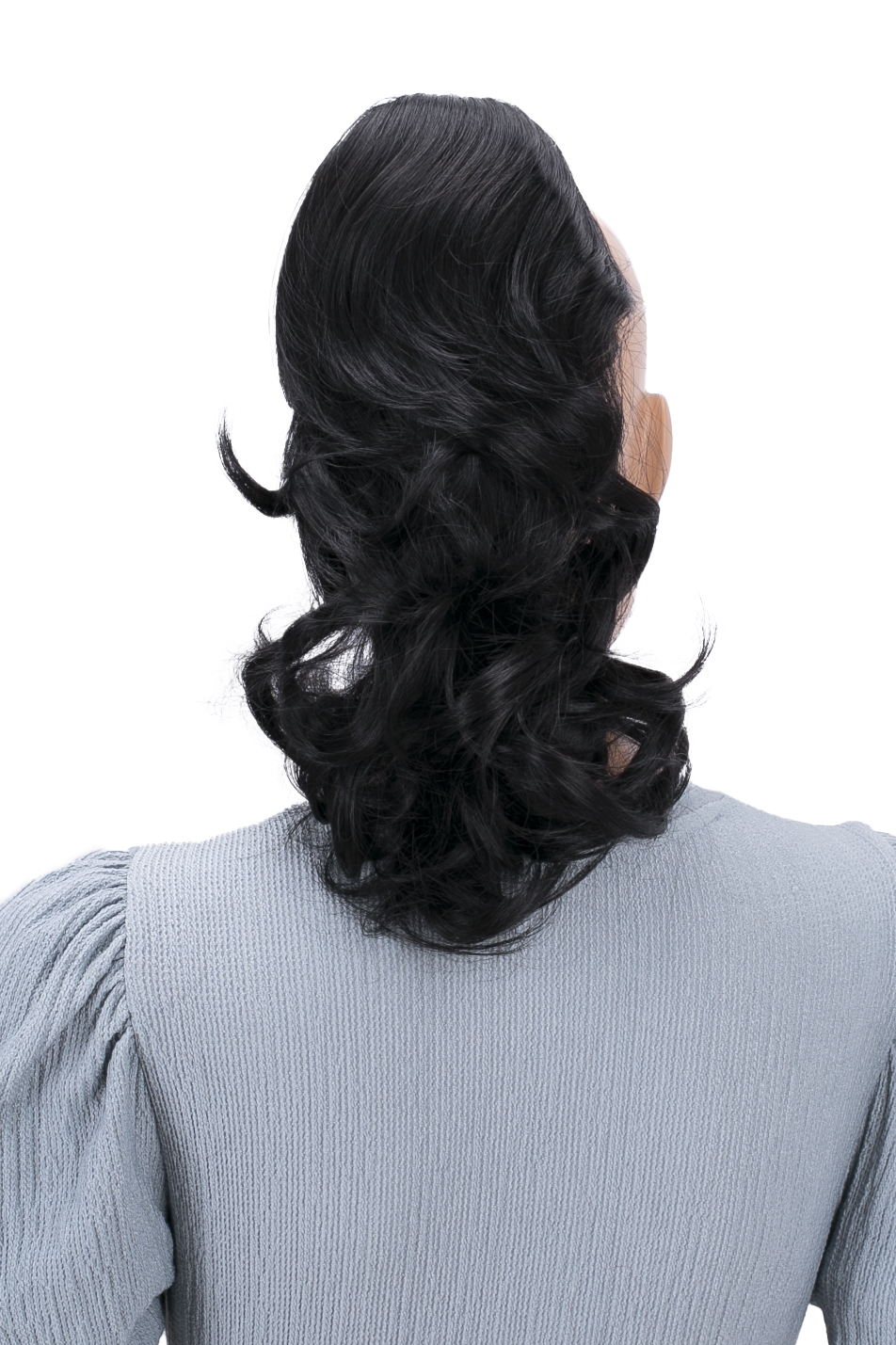 Haarzopf Helena mit Butterflyklammer H24