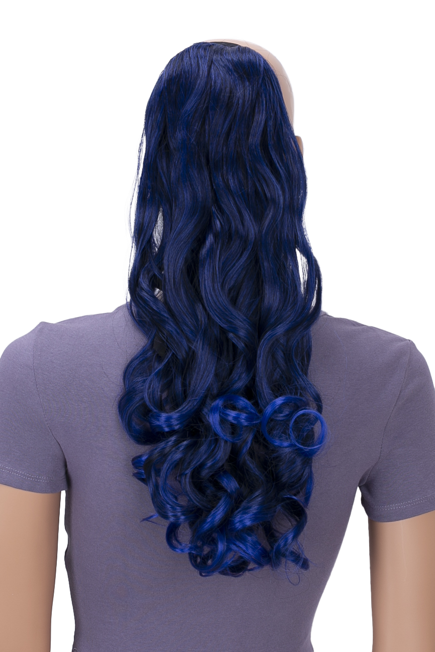 Ponytail Elena with 2 bands HCB2-1