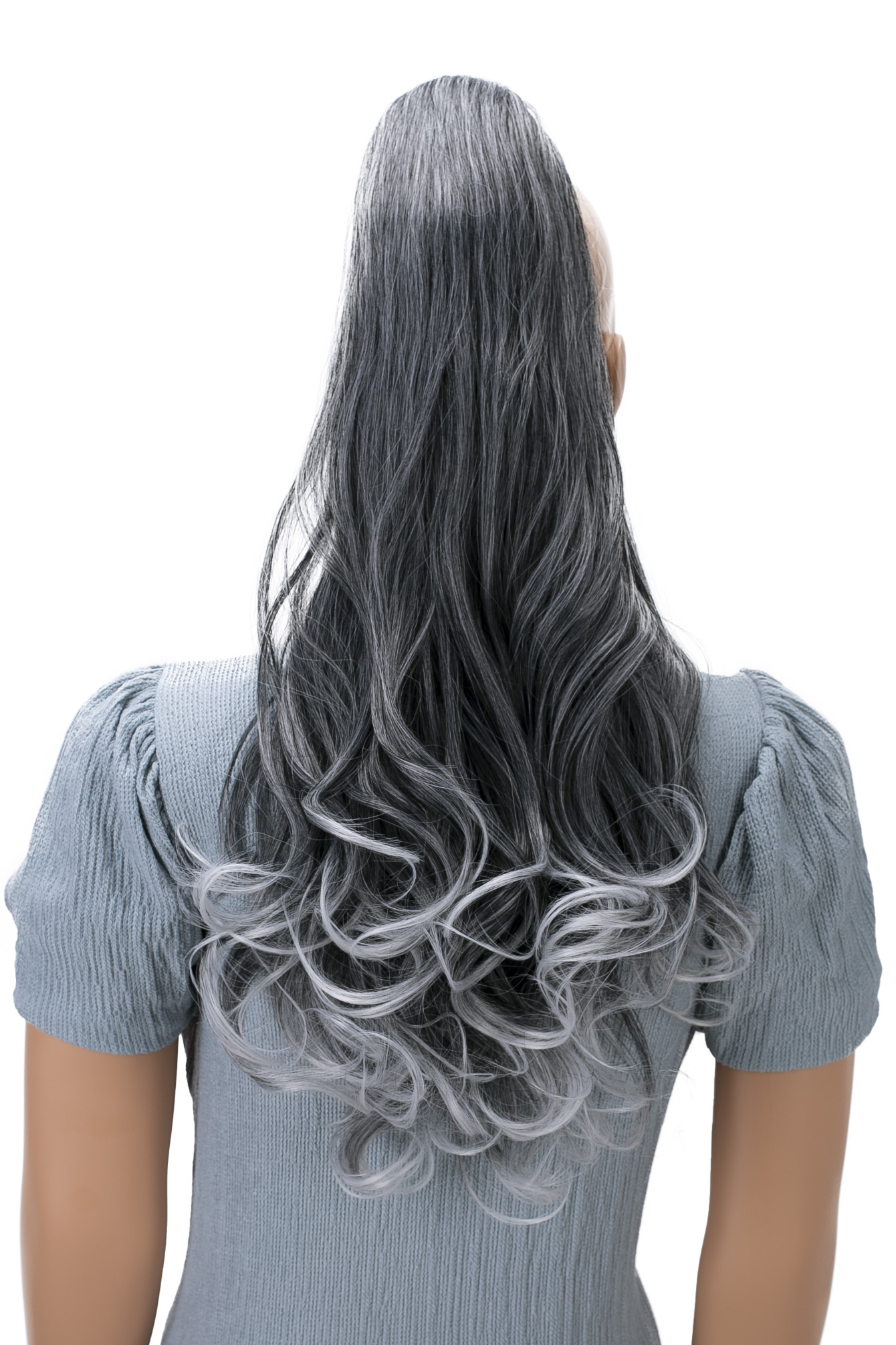 Ponytail Violet with butterfly clip H505