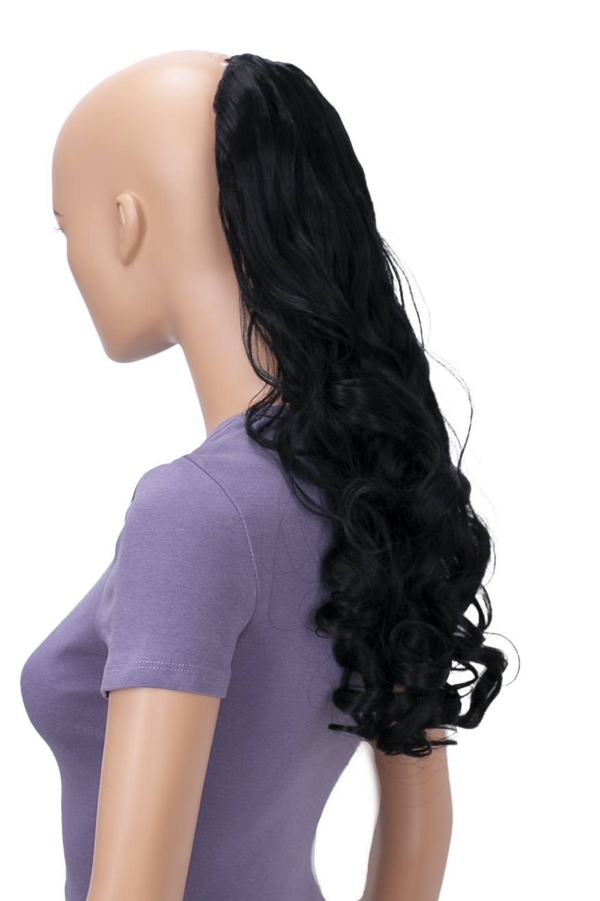Ponytail Elena with 2 bands HC9-1